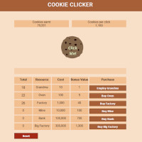 Cookie Clicker game page image